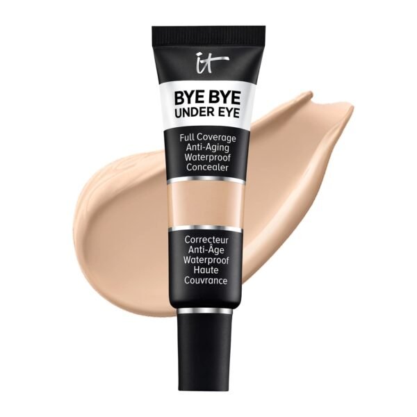 IT Cosmetics Bye Bye Under Eye Concealer - Waterproof Full Coverage Concealer For Dark Circles, Fine Lines, Redness & Discoloration, Formulated with Hyaluronic Acid, Natural Finish – 0.4 fl oz - Image 2