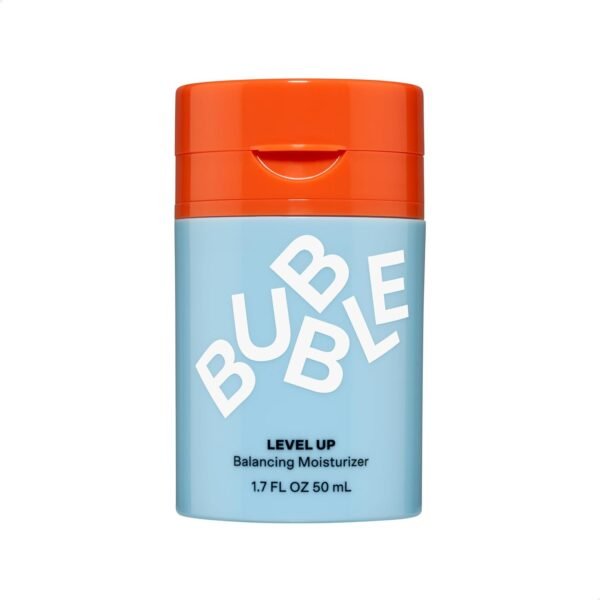 Bubble Skincare Level Up Balancing Face Moisturizer - Hydrating Gel Moisturizer Formulated with Zinc PCA + Niacinamide for Improved Texture & Radiance - Skin Care for Oily or Combination Skin (50ml) - Image 2