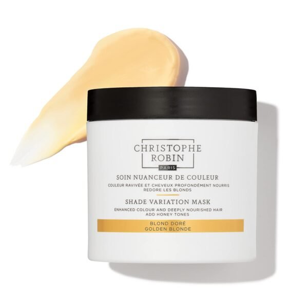 Christophe Robin Shade Variation Mask - Nourishing and Color-Enhancing - Golden blonde 250ml - Image 4