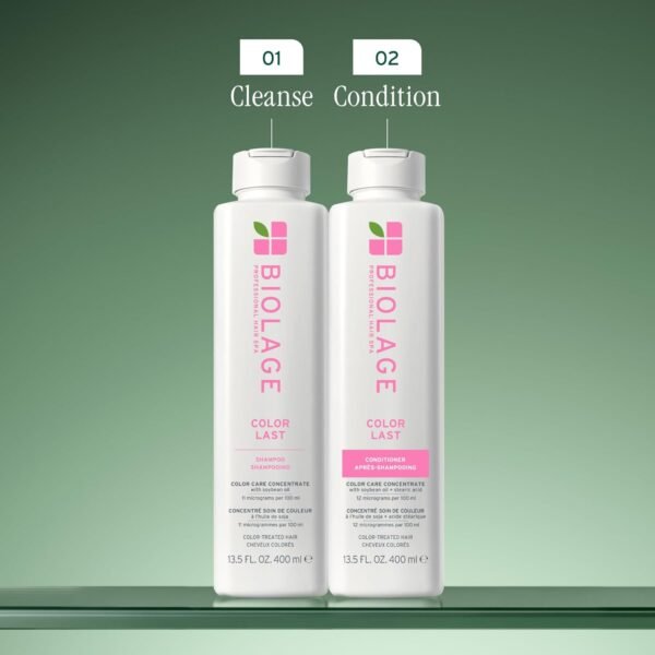 Biolage Color Last Shampoo - For Color-Treated Hair, Nourishes, Strengthens, Hydrates, Soybean Oil & Stearic Acid, Paraben & Mineral Oil-Free, Vegan, Packaging May Vary - Image 9