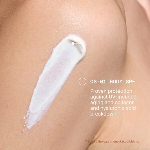 BODY SPF OS-01 Peptide Broad Spectrum SPF 30+ Mineral Sunscreen- Protects Skin from UV Aging & Water Resistant, Includes Potent Antioxidants, Suitable for Sensitive Skin - Image 3