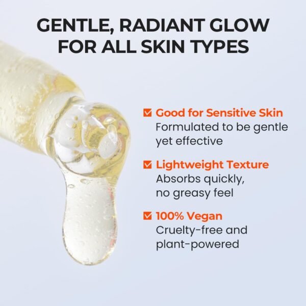 [SKIN&LAB] Vitamin C Serum for Face with Hyaluronic Acid and Niacinamide | Even Skin Tone Serum (1.01 fl oz) - Image 6