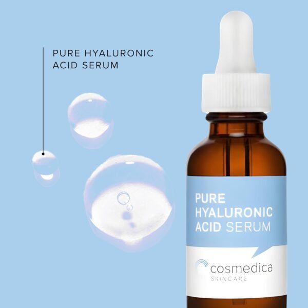 Cosmedica Skincare Facial Serum Trio Set Value for Clear Skin - Vitamin C Super Serum, 2.5% Retinol Serum, Pure Hyaluronic Acid Serum – Vegan, Cruelty-Free Skincare 3 pack - Image 4