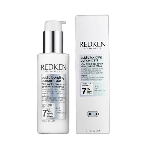 Redken Acidic Bonding Concentrate 24/7 Night & Day Serum For Damaged Hair - Nourishes & Restores, Overnight Repair & Protection - Image 2