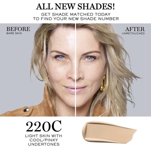 Lancôme Teint Idole Ultra Wear Buildable Full Coverage Foundation - Longwearing & Waterproof - Natural Matte Finish - Image 3
