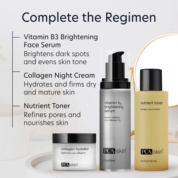 PCA SKIN Vitamin B3 Brightening Serum, Anti Aging Serum for Dark Spots and Skin Discoloration, Made with Hydrating Niacinamide and Antioxidants, Helps Minimize Redness and Uneven Skin Tones, 1.0 Pump - Image 11