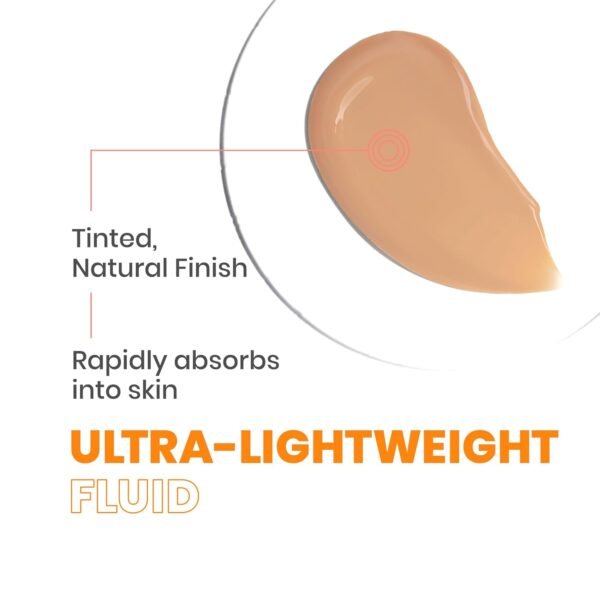 Avène Mineral Sunscreen Multi-Defense Fluid Tinted SPF 50+, Clean Formula Sunscreen for Sensitive Skin, Reef Friendly, Natural Tint, Non-Whitening, Antioxidant Protection, 1.3 Fl Oz - Image 4