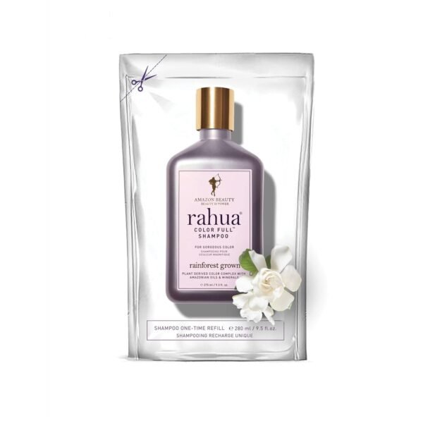 Rahua Color Full Purple Shampoo Refill, 9.5 Fl Oz, Nourishing Hair Shampoo, Nourishing Natural, Plant-Based Derived Ingredients, Gardenia Scent, For Color Treated Hair, Vibrant Hair Color & Hair Care - Image 2