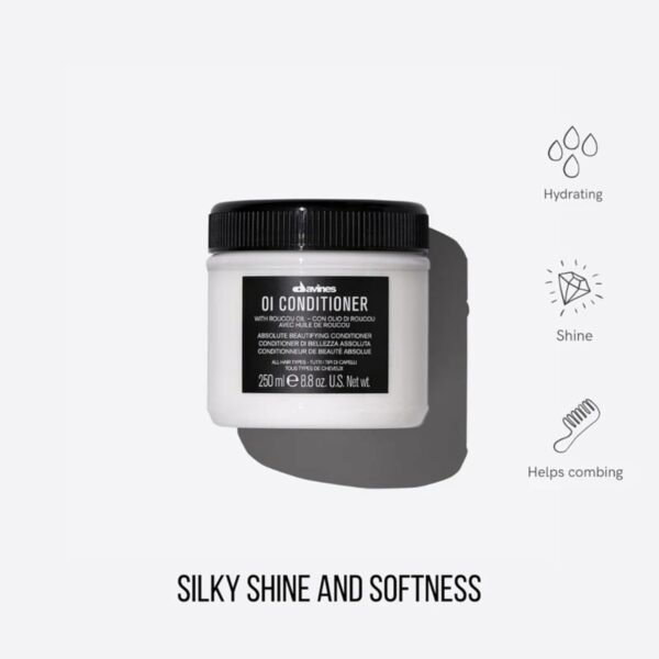 Davines OI Conditioner, Smoothing Conditioner For Normal Hair And All Hair Types, Softens And Restores Chemically Treated Hair - Image 6