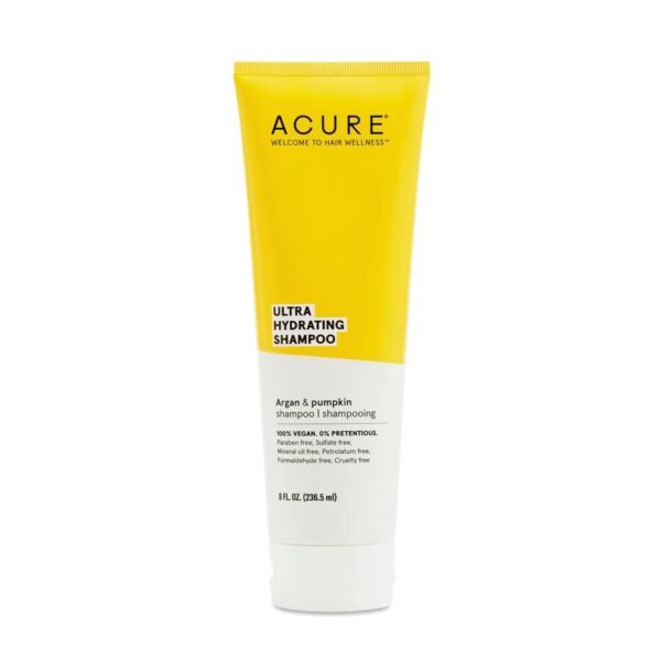Acure Ultra Hydrating Shampoo – Deep Moisture & Nourishing Formula for Dry, Dehydrated Hair, Restores Hydration, Vegan, Sulfate & Paraben-Free, 8 Fl Oz - Image 2