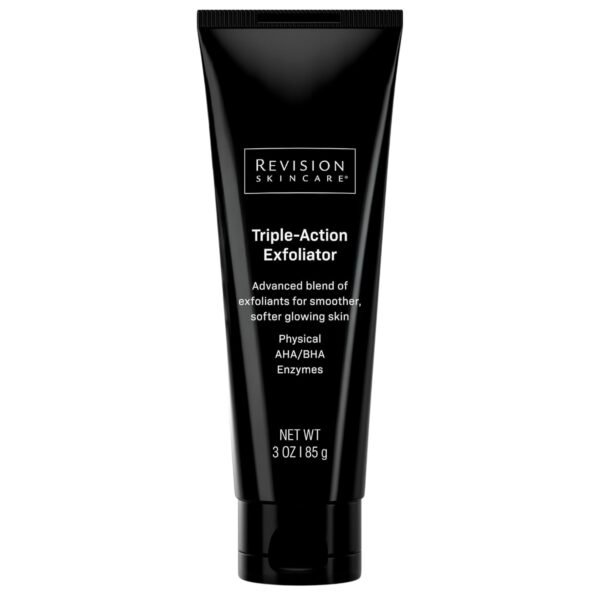 Revision Skincare Triple-Action Exfoliator, Clinical Face Exfoliator with Physical, Chemical and Enzymatic Exfoliation, AHA, BHA and Salicylic Acid to Polish Skin and Improve Texture - Image 2