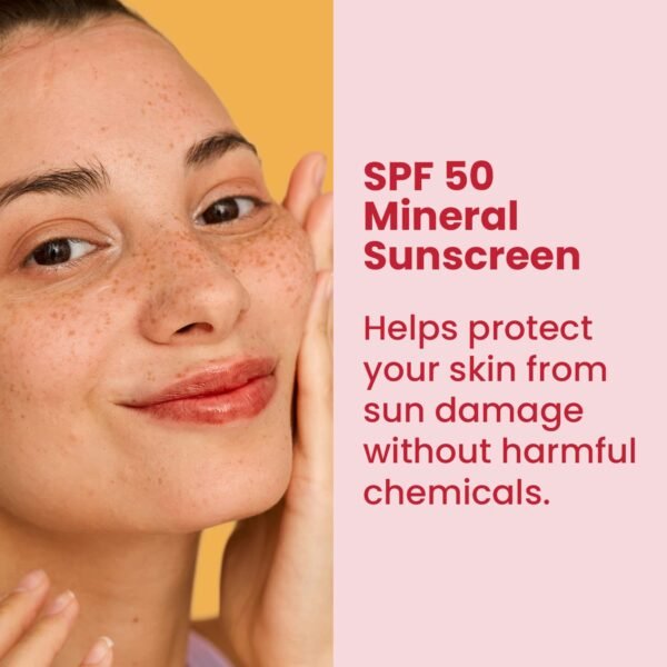 Protect Tinted Moisturizer & Mineral Sunscreen SPF 50, Hyaluronic Acid, Zinc Oxide, Titanium Dioxide for Deep Hydration, Dermatologist-Tested, Suitable for All Skin Types, 50ml - Image 7