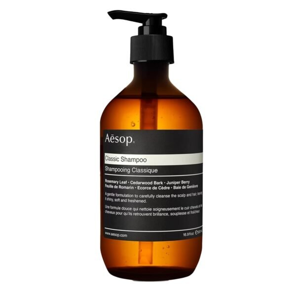 Aesop Classic Shampoo | Gentle Formulation | Leaves Hair Shiny, Soft, Freshened | Rosemary Leaf, Cedarwood Bark, Juniper Berry | 16.9 oz / 500mL - Image 2
