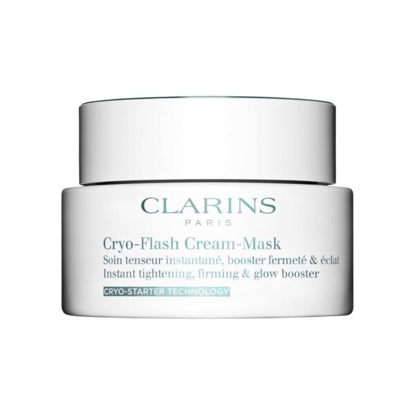 Clarins Cryo-Flash Face Mask | Visible Lift Effect in 10 Minutes* | Visibly Minimizes Pores | Boosts Radiance | Pro Like Results | All Skin Types - Image 2