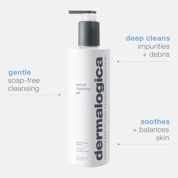 Dermalogica Special Cleansing Gel Gentle-Foaming Face Wash for Women and Men - Leaves Skin Feeling Smooth And Clean - Image 3