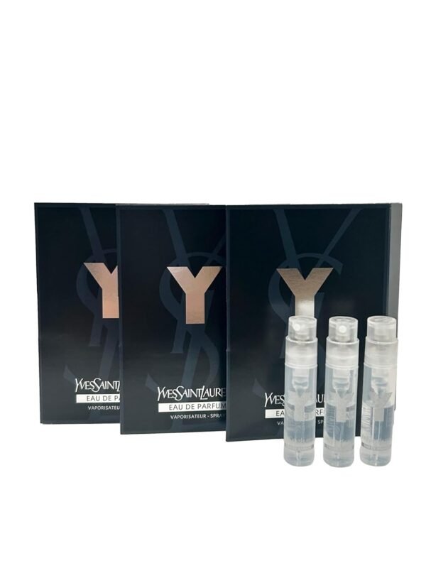 Yves Saint Laurent YSL Y Men EDP Sample Perfume EAU DE PARFUM Spray Trial Size Partially Filled Vials 1.2 ml / 0.04 fl oz (set of 3) - Image 2