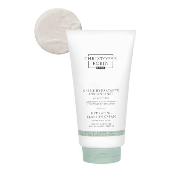 Christophe Robin Hydrating Leave-In Cream With Aloe Vera for Nourishing and Softening Dry Hair - Heat Protecting 5 fl. oz - Image 3