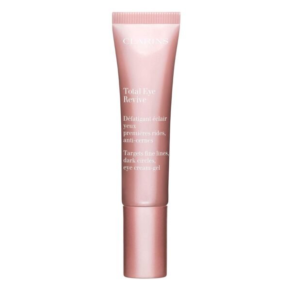Clarins Total Eye Revive | Anti-Aging Cream-Gel Eye Treatment | Visibly Smoothes Fine Lines | Targets Dark Circles, Puffiness and Signs Of Fatigue | Brightening | Cooling Metal Applicator | 0.5 Oz - Image 2