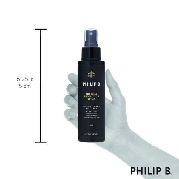 PHILIP B Thermal Protection Spray 4.2 oz. (125 ml) | Plump, Shine & Protect Hair from Heated Hair Tools - Image 7