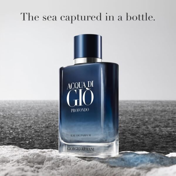 Armani Beauty - Acqua di Giò Profondo - Eau de Parfum - Cologne for Men - Fresh & Aromatic Men’s Fragrance - Mandarin, Lavender, Cedarwood Notes - Image 4