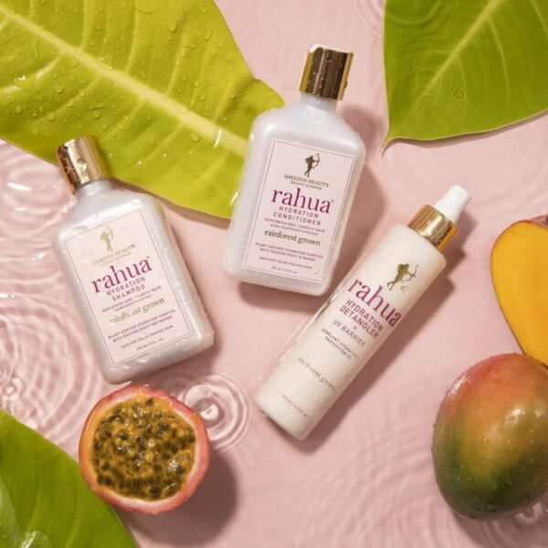 Rahua Hydration Detangling Rituals, Hydration Detangler, UV Barrier 6.5 Fl Oz, Hydration Shampoo 9.3 Fl Oz, Hydration Conditioner 9.3 Fl Oz, Hair Care Set for Women and Men - Image 5