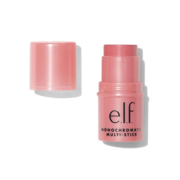 e.l.f. Monochromatic Multi Stick, Luxuriously Creamy & Blendable Color, For Eyes, Lips & Cheeks, Dazzling Peony, 0.17 Oz - Image 2