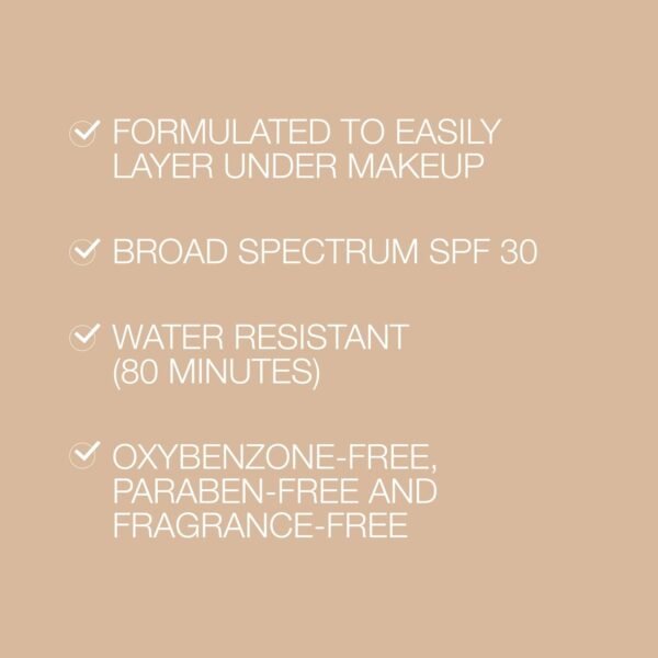 Neutrogena Purescreen+ Tinted Sunscreen for Face with SPF 30, Broad Spectrum Mineral Sunscreen with Zinc Oxide and Vitamin E, Water Resistant, Fragrance Free, Light, 1.1 fl oz - Image 5