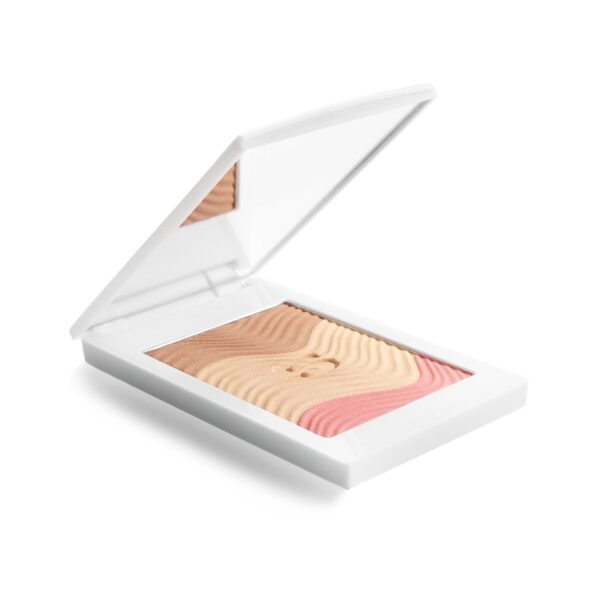 Sisley Paris Phyto-Touche Sun Glow Powder, Peach Gold - Lightweight, Creamy Powder for a Flawless, Natural, Long-Lasting Finish - All Skin Types - Non-Comedogenic - Includes Mini Kabuki Brush - Image 5