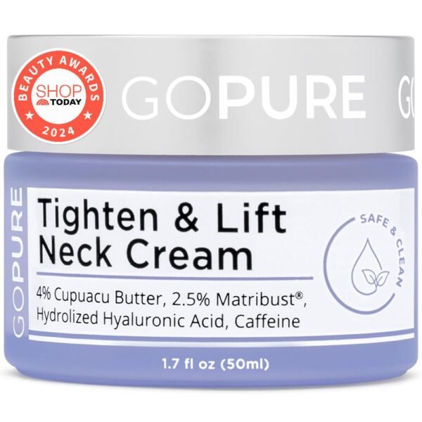 goPure Tighten and Lift Neck Cream- Clinically Tested - Image 2