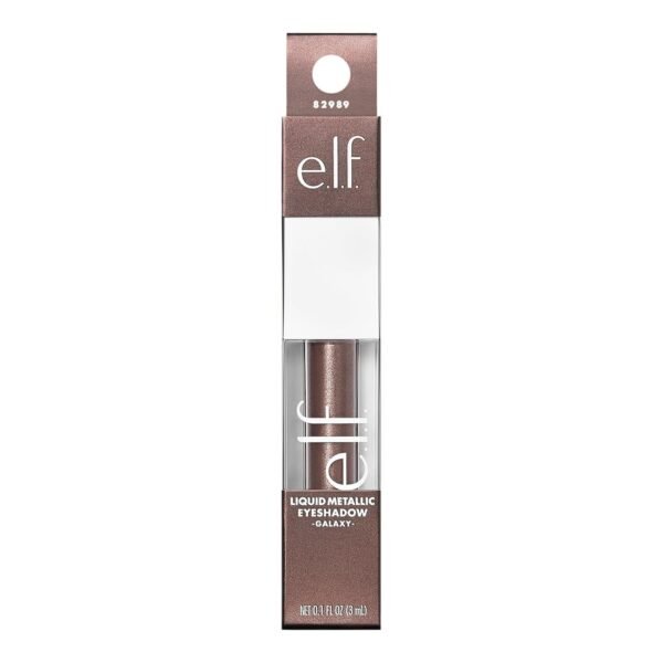 e.l.f. Liquid Metallic Eyeshadow, Quick-Drying, Long-Lasting, Gel-Based Formula For One-Swipe Pigmented Coverage, Vegan & Cruelty-Free, Galaxy - Image 5