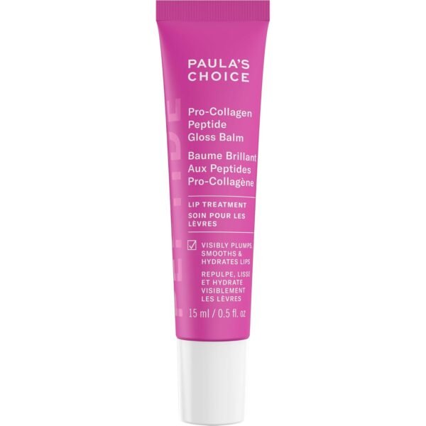 Paula’s Choice Pro-Collagen Peptide Gloss Balm, Plumps, Hydrates & Smooths Lips, Sheer & Glossy Finish for Fuller Lips, Cruelty-Free, 0.5 Fl Oz. - Image 2