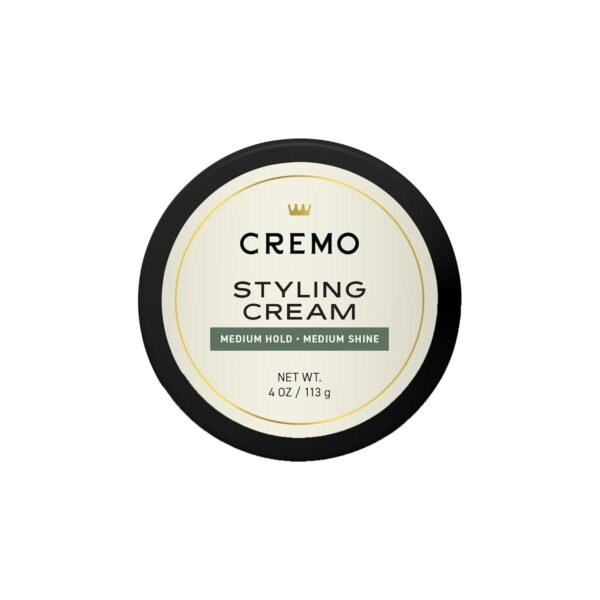 Cremo Hair Styling Cream, Barber Grade, Medium Hold, Medium Shine Hair Products, 4 Oz - Image 2