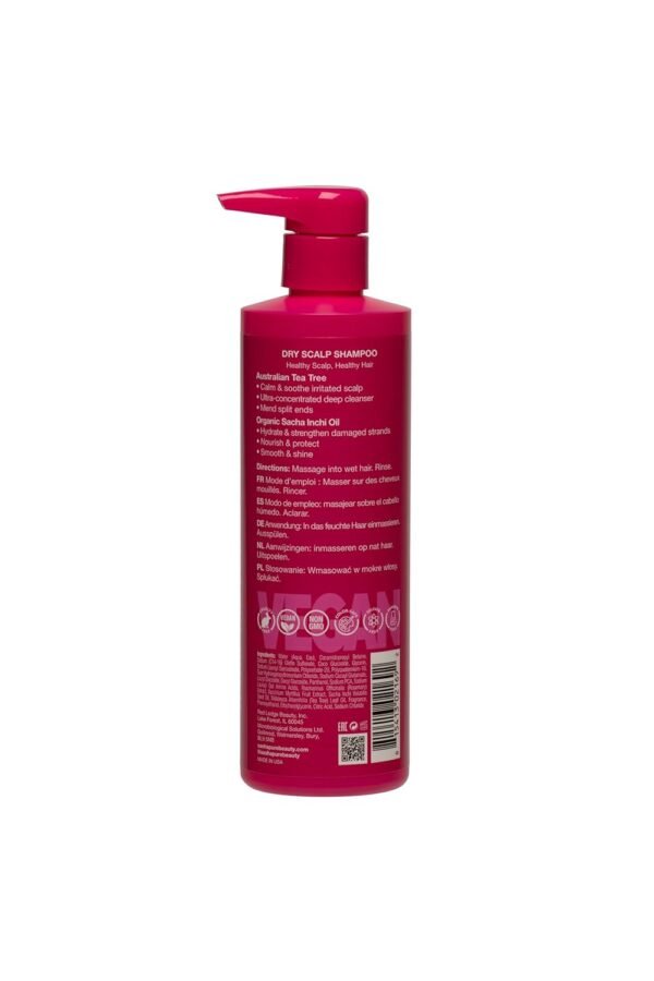 Dry Scalp Shampoo with Organic Sacha Inchi Oil, Deep Cleansing & Scalp Moisturizing, Soothes & Calms Irritated Scalp, Sulfate-Free 15 Fl Oz - Image 3