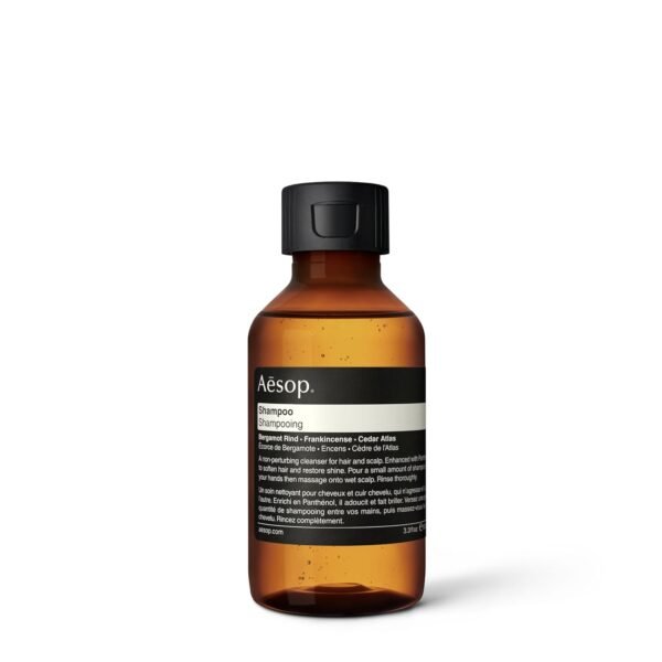 Aesop Travel Shampoo | Soften Hair, Restore Shine | Bergamot Rind, Frankincense, Cedar Atlas | 3.3oz / 100mL - Image 2