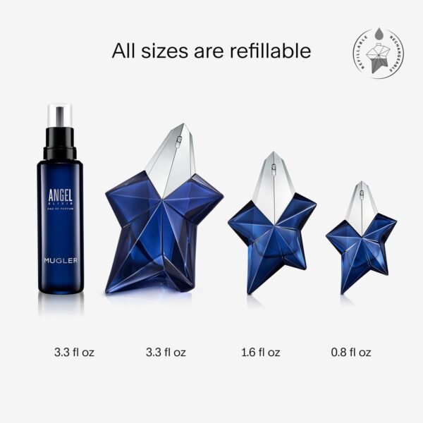 Mugler Angel Elixir - Eau de Parfum - Women's Perfume - Floral & Woody - With Sandalwood, Amber, and Vanilla - Long Lasting Fragrance - Image 5