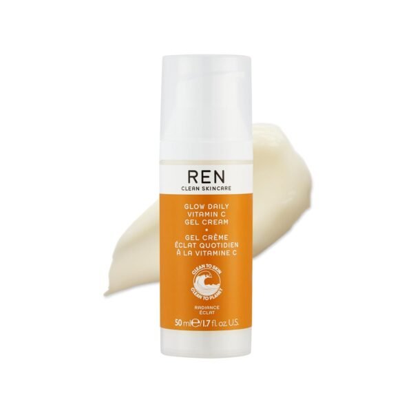REN Clean Skincare Glow Daily Vitamin - C Gel Cream Antioxidant Face Moisturizer with Cruelty Free & Vegan - Image 2