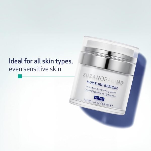 SUZANOBAGIMD Moisture Restore – Medical-Grade Multi-Layered Moisture Provides Redness Relief, Long-Lasting Hydration + Improves Skin Texture & Firmness – Suitable for All Skin Types – 1.7 oz - Image 8