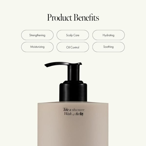 Vegan Nourishing Scalp Shampoo with Black Tea, Hyaluronic & Amino Acids to Strengthen Scalp Barrier, Creamy Woody Scent, Paraben, Sulfate & Silicone Free 450ml / 15.22 fl. Oz - Image 6