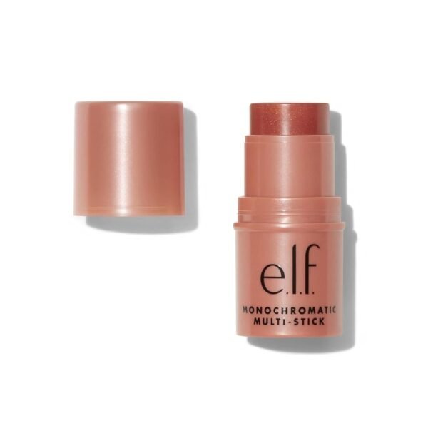 e.l.f. Monochromatic Multi Stick, Luxuriously Creamy & Blendable Color, For Eyes, Lips & Cheeks, Bronzed Cherry, 0.17 Oz (5g) - Image 2