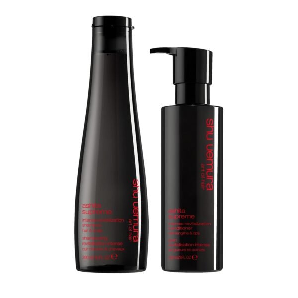 Ashita Supreme Smoothing Shampoo and Conditioner Set - Adds Shine, Reduces Frizz, Strengthens Hair, Prevents Breakage, For All Hair Types - Image 2