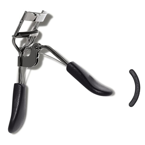 e.l.f. Pro Eyelash Curler, Strong, Contoured, Eye-Opening, Voluminous Lashes, Includes Additional Rubber Replacement Pad, Silver - Image 4