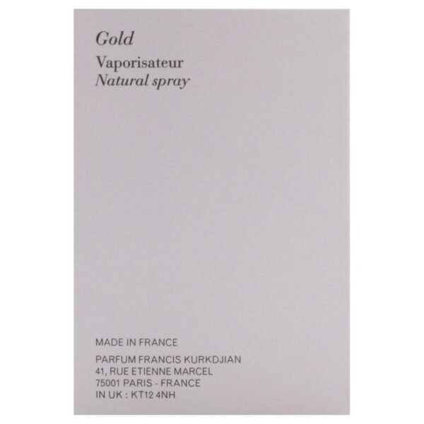 Maison Francis Kurkdjian Gentle Fluidity Gold, 2.4 Fl Oz - Image 7
