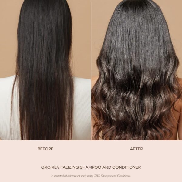 VEGAMOUR GRO Revitalizing Conditioner | Smooths, Strengthens and Adds Shine to Thinning Hair | Clean, Vegan, Cruelty-Free, Clinically Proven and Color Safe - Image 4