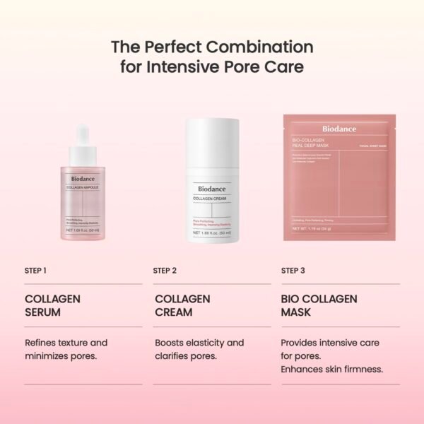 BIODANCE Bio-Collagen Real Deep Mask, Hydrating Overnight Hydrogel Mask, Pore Minimizing, Elasticity Improvement, 34g x4ea - Image 9