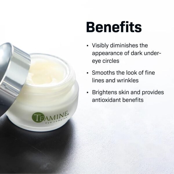 Revision Skincare Teamine® Eye Complex, Anti Aging Eye Treatment for Dark Circles, Fine Lines and Wrinkles, with Green Tea Extract, 0.5 oz - Image 4