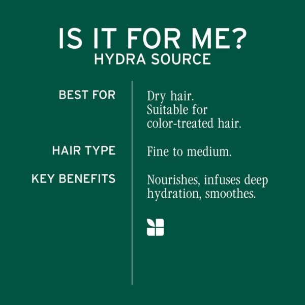 Biolage Hydra Source Shampoo - Softens & Adds Shine, For Dry Hair, Infused with Micro-Filtered Aloe Vera & Fermented Hyaluronic Acid, Vegan & Paraben-Free, Packaging May Vary - Image 7