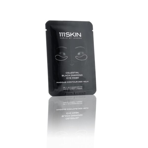 111SKIN Black Diamond Eye Mask, Hydrating Under Eye Patches for Dark Circles with Retinol, Hyaluronic Acid & Niacinamide, Helps Lift & Firm the Appearance of Fine Lines & Undereye Area, 8 Pairs - Image 3