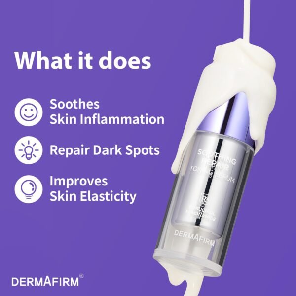 DERMAFIRM Korean Bakuchiol Retinol Serum for Wrinkles w/Niacinamide & Peptides | Soothing Repair Toning Serum R4 for Wrinkle | No Animal Trials 1.01 fl oz - Image 5