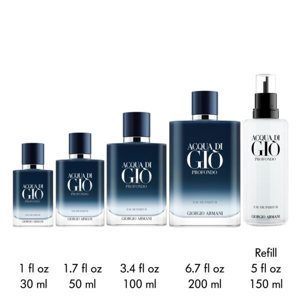 Armani Beauty - Acqua di Giò Profondo - Eau de Parfum - Cologne for Men - Fresh & Aromatic Men’s Fragrance - Mandarin, Lavender, Cedarwood Notes - Image 5