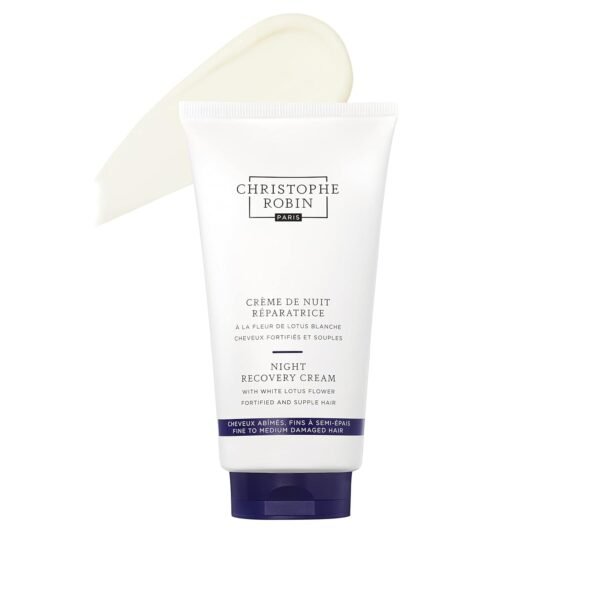 Christophe Robin Night Recovery Cream With White Lotus Flower - Rich Overnight Treatment 5 fl. oz - Image 3